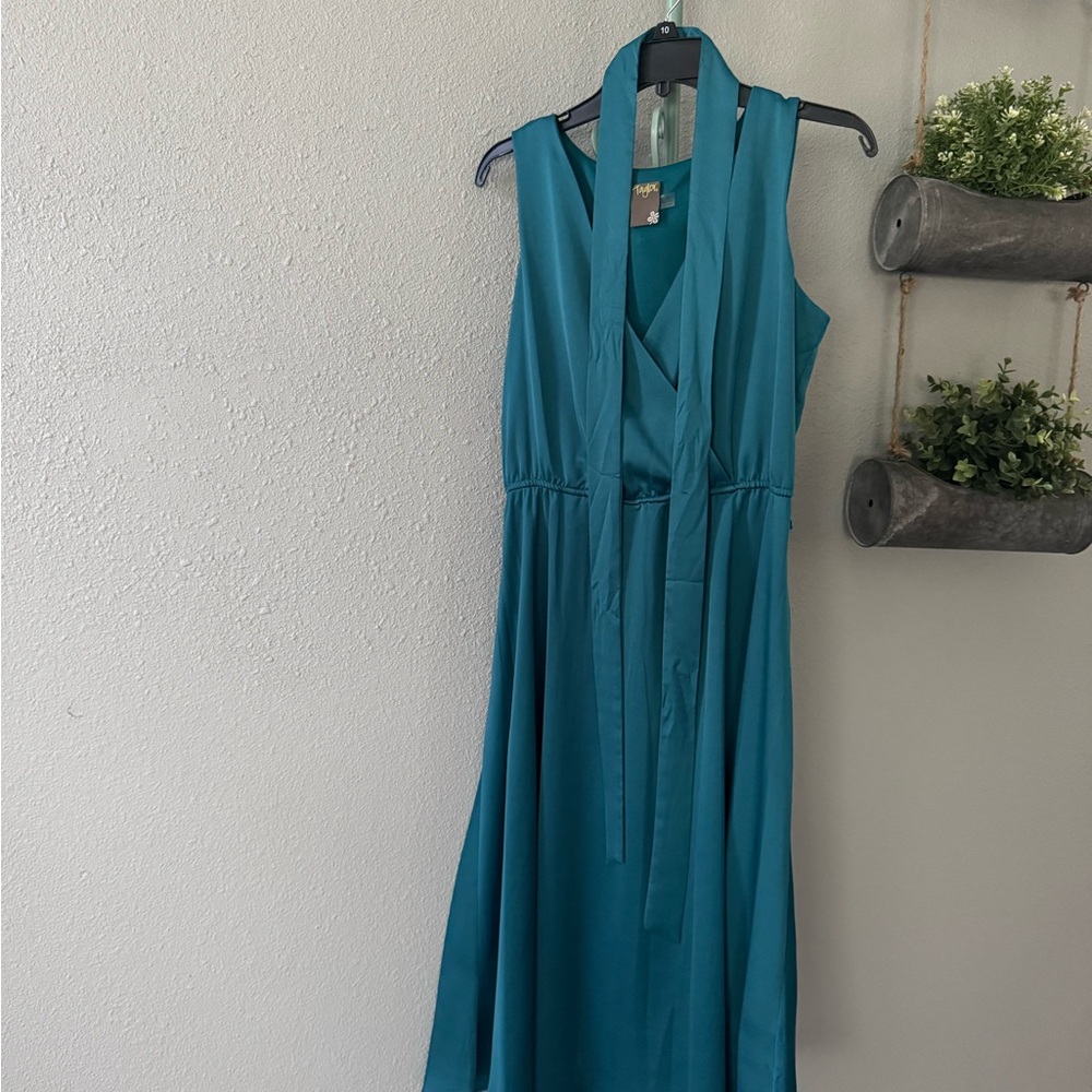 Taylor Teal Maxi Dress size 10